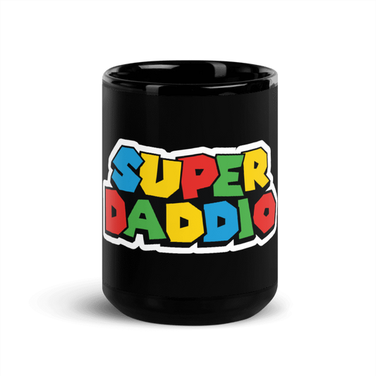 Super Daddio 15oz Black Mug