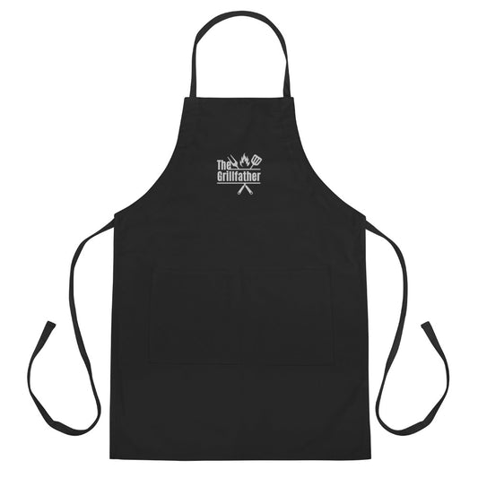 "The Grillfather" Embroidered Grilling Apron